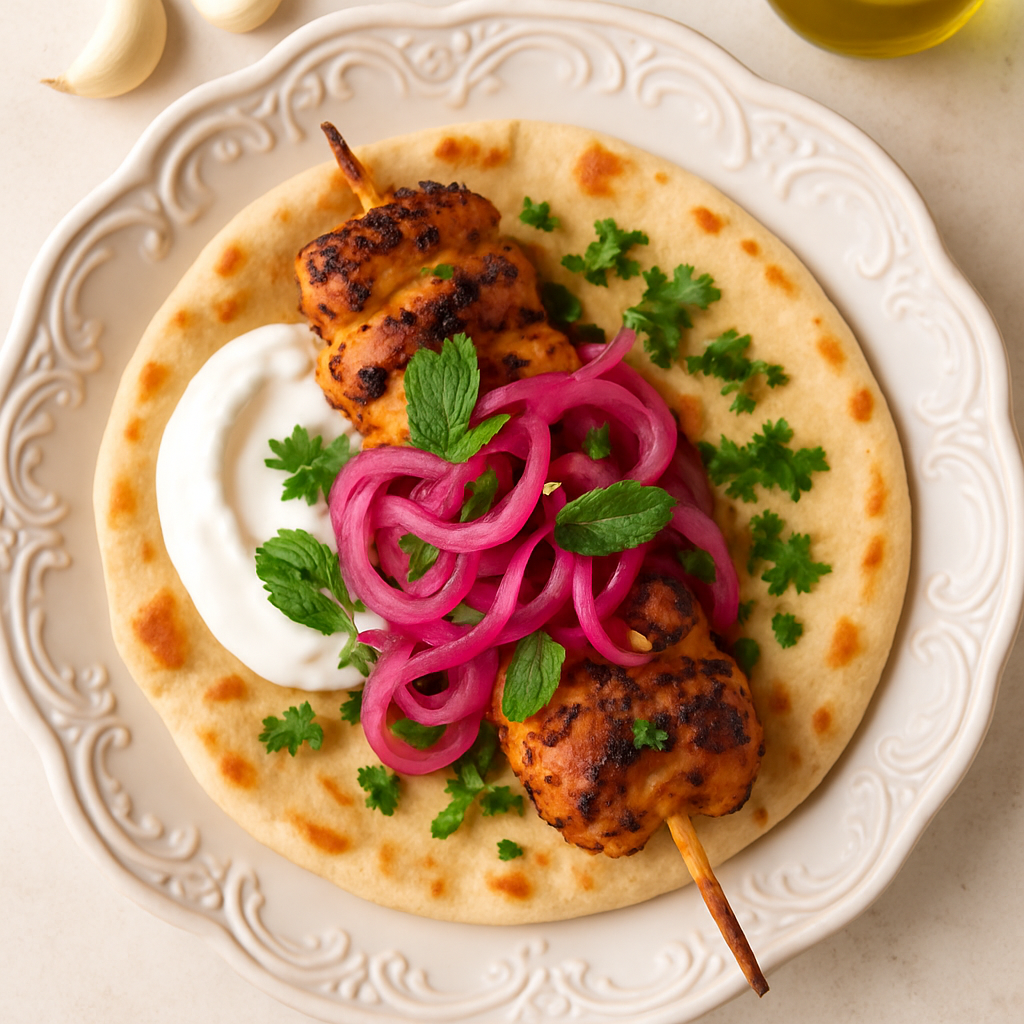 Moroccan Chicken Brochettes