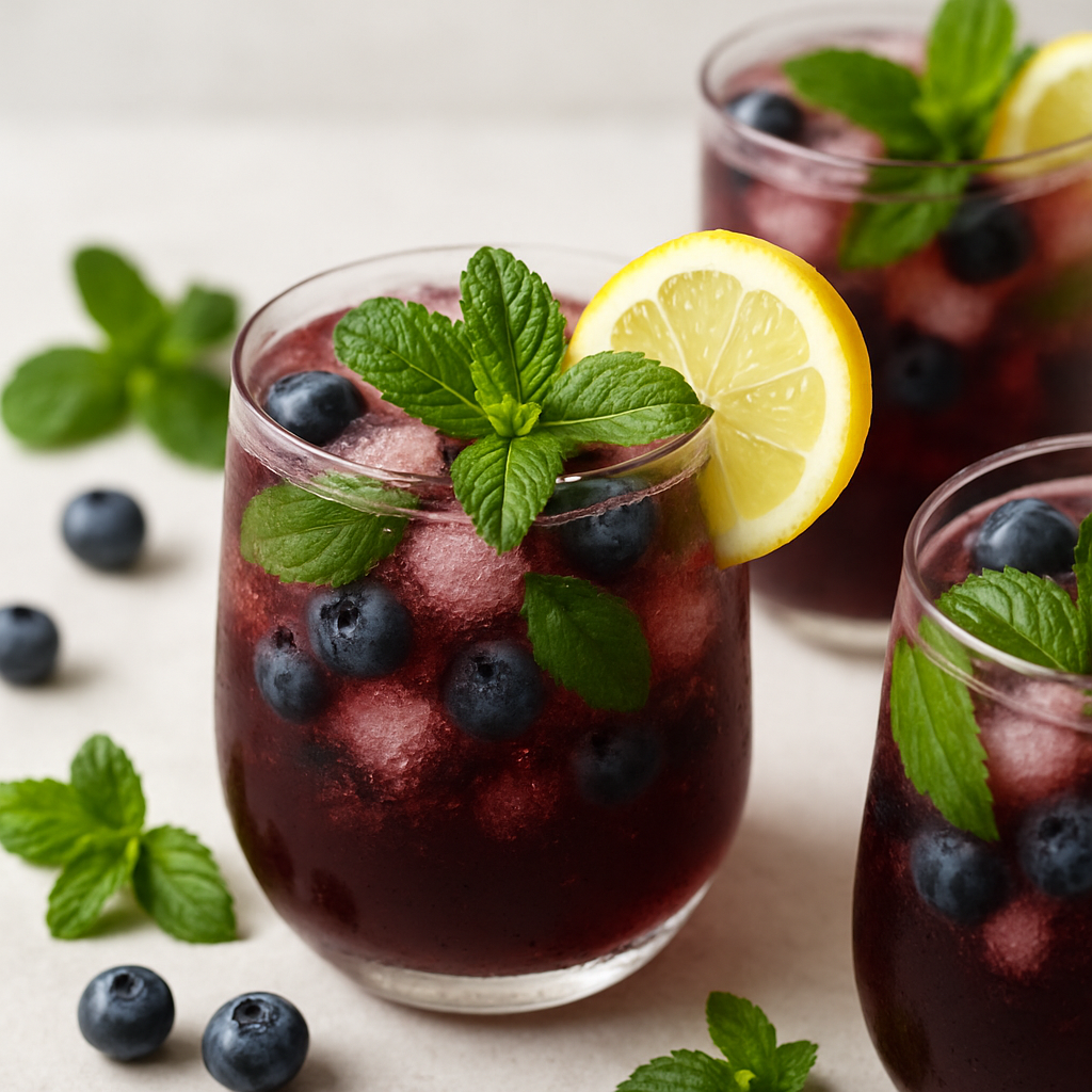 Blueberry-Mint Fizz