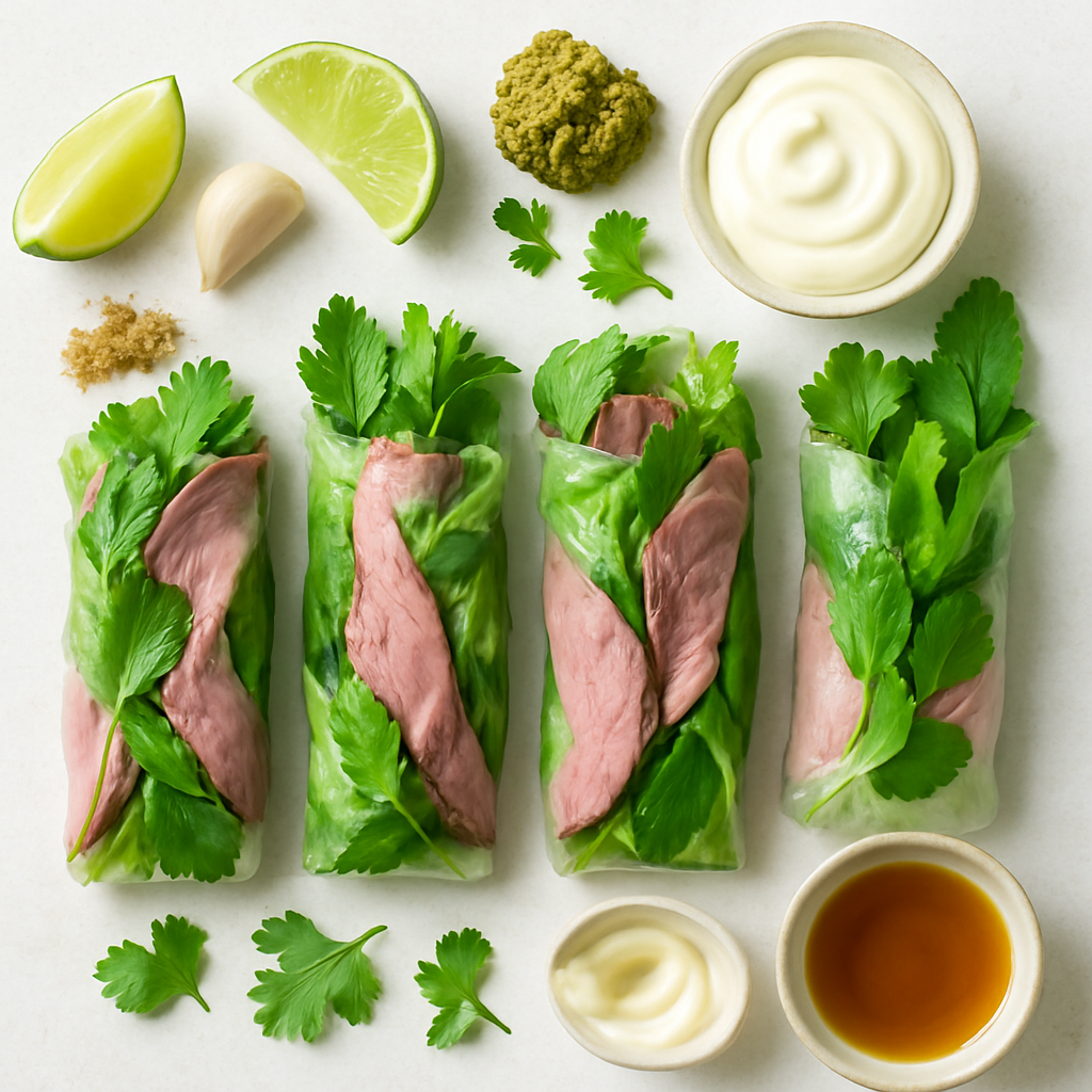 Roast Beef Summer Rolls