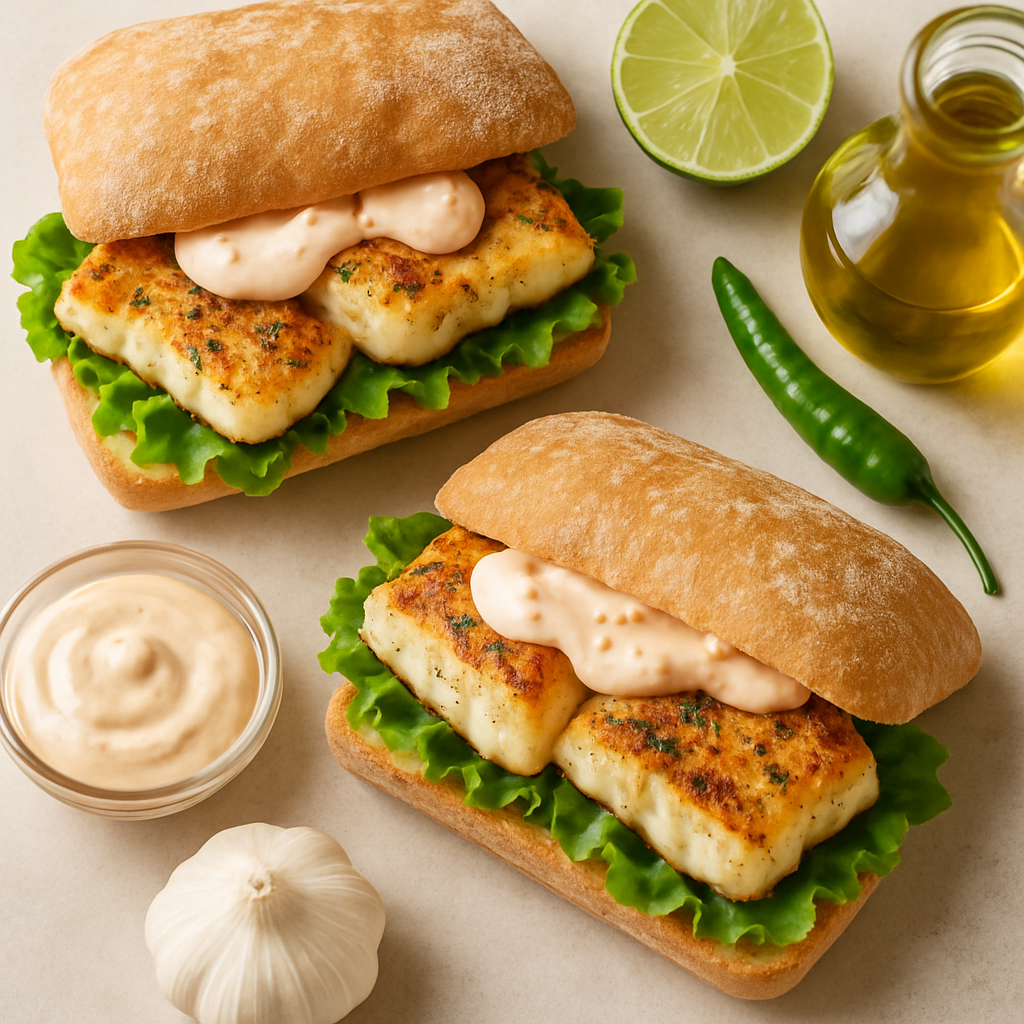 Spicy Thai Fish Sandwiches