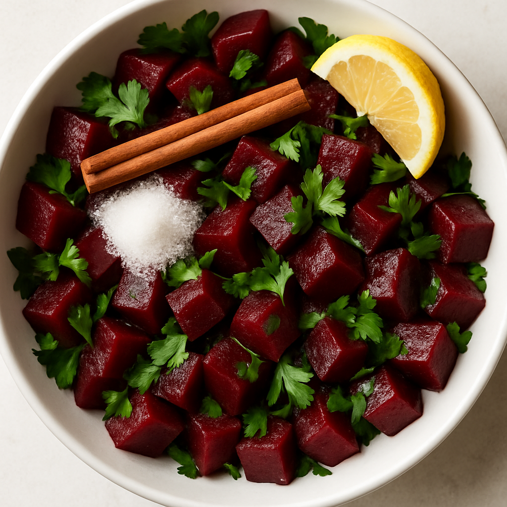 Moroccan Beet Salad with Cinnamon