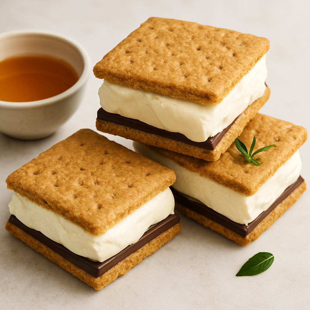 S'Mores Ice Cream Sandwiches