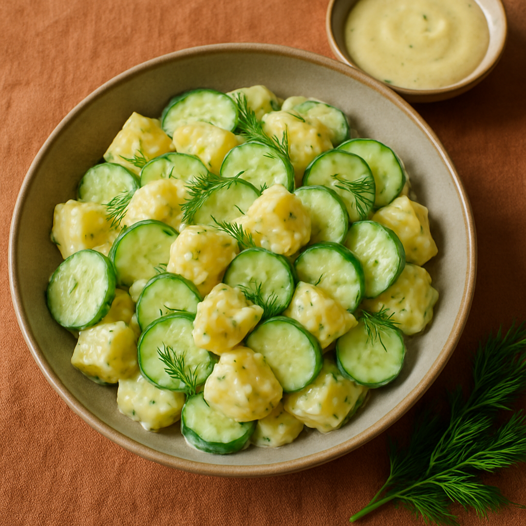 Fresh Cucumber and Dill Potato Salad