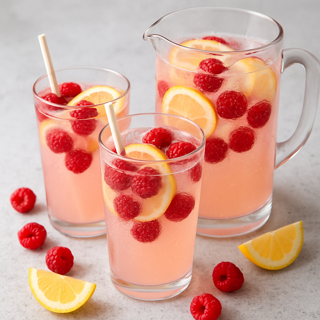 Sparkling Raspberry Lemonade
