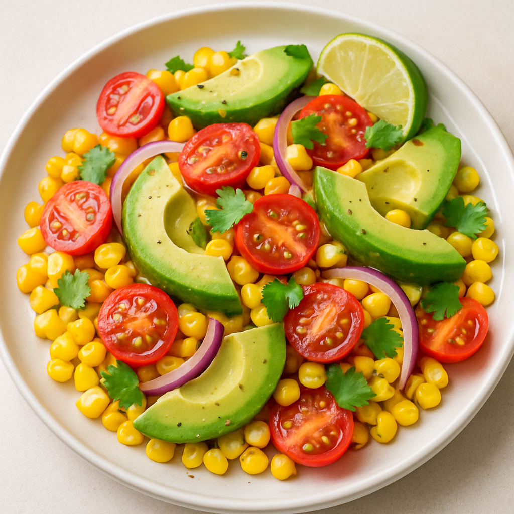 Corn, Tomato and Avocado Salad