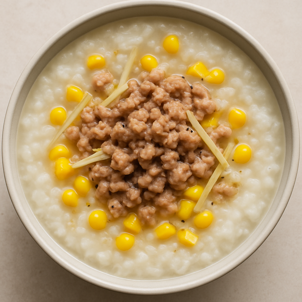 Ground Pork and Corn Congee
