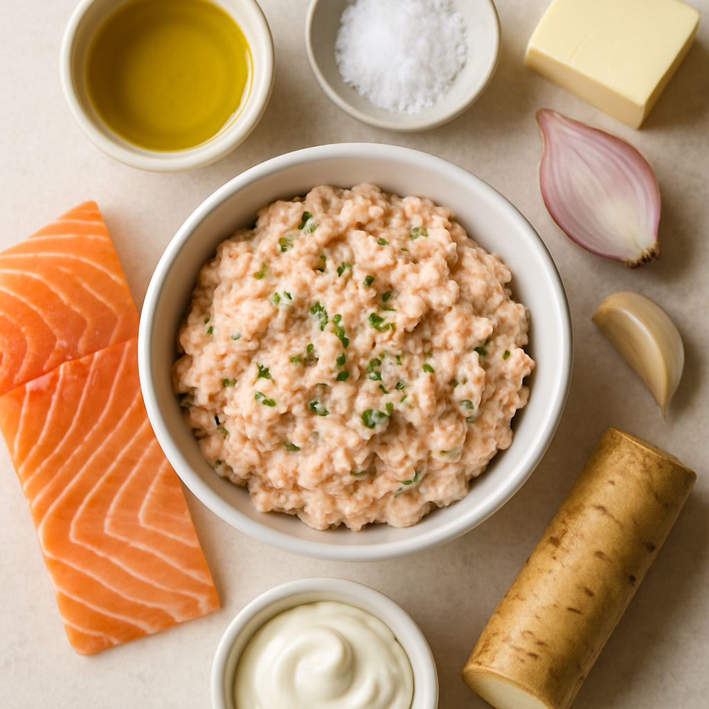 Salmon Rillettes with Horseradish