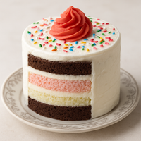 Neapolitan Layer Cake