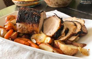 Pork Loin Roast with Roasted Vegetables