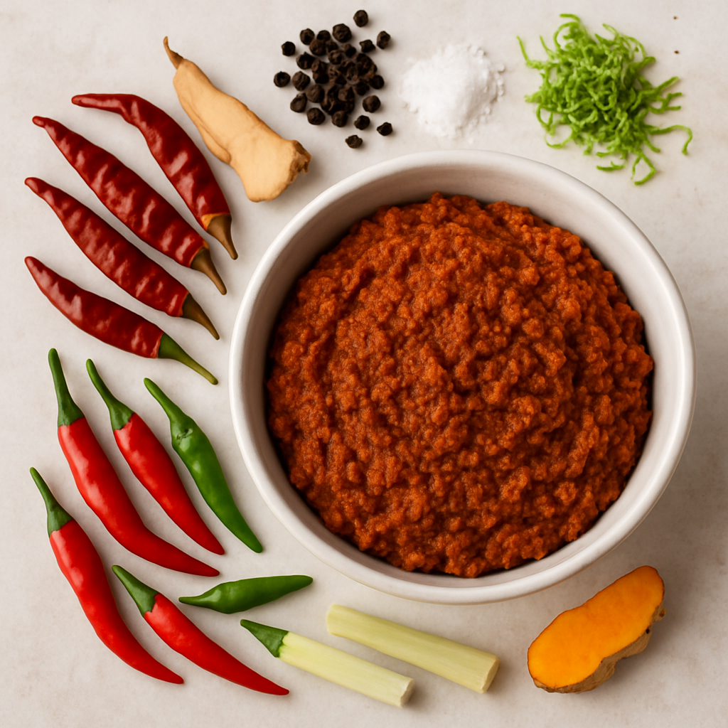 Prik Gaeng Pak Dtai (Southern Thai Curry Paste)