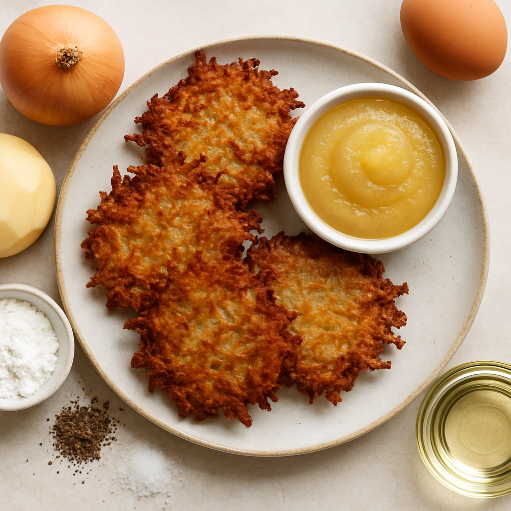 Latkes Clásicos de Papa