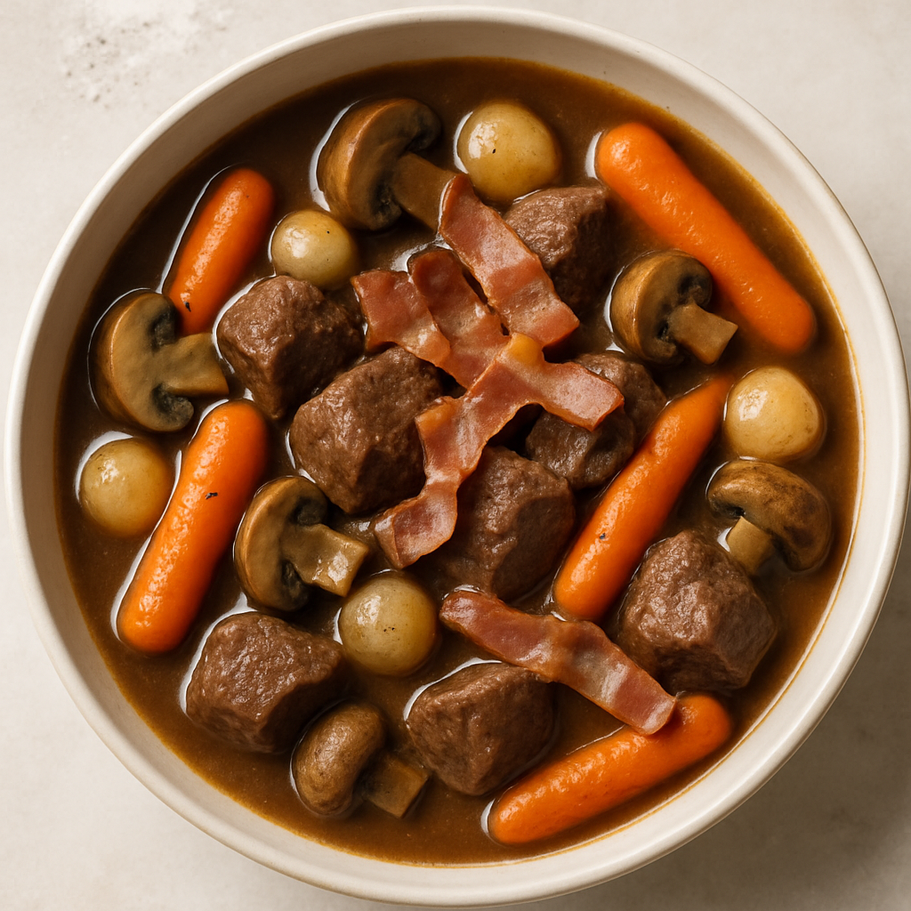 Beef Stew with Bacon
