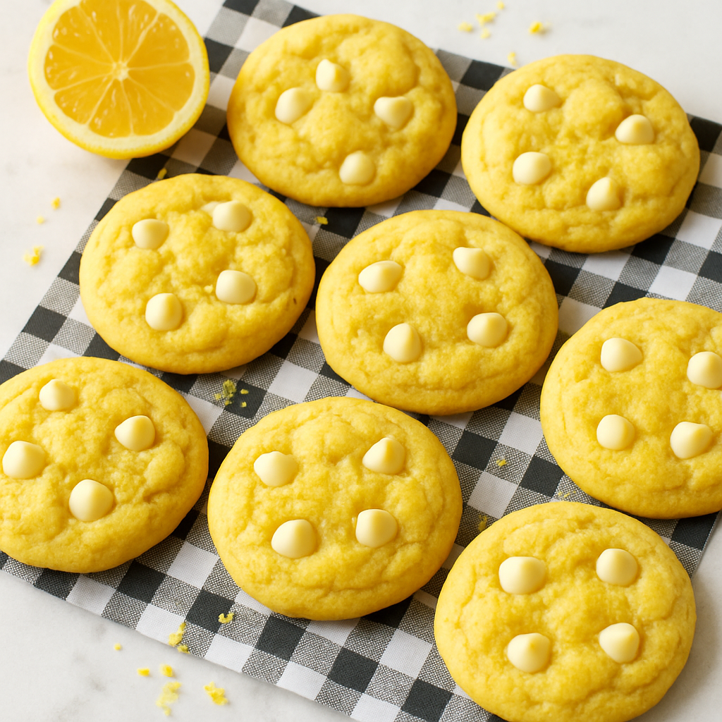 Lemon White Chocolate Chip Cookies