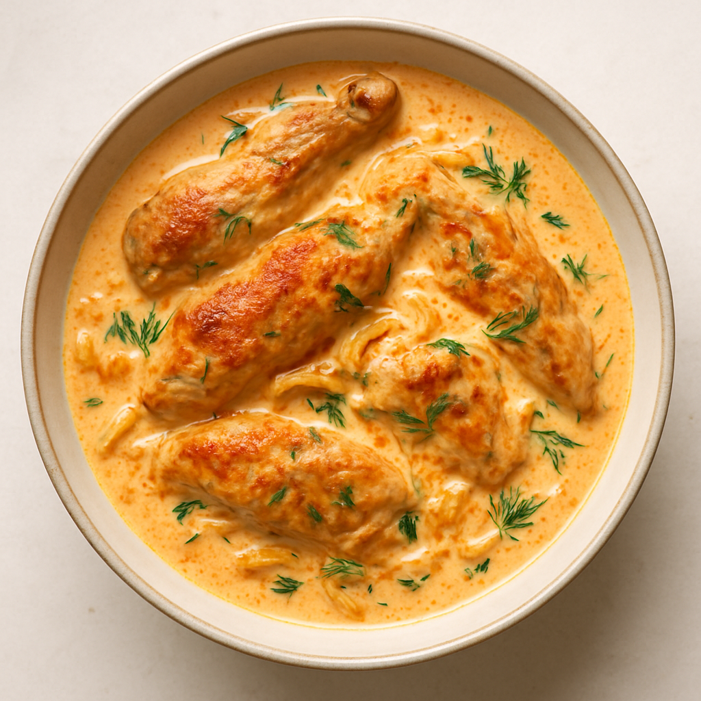 Faisán en Crema Estilo Europa del Este