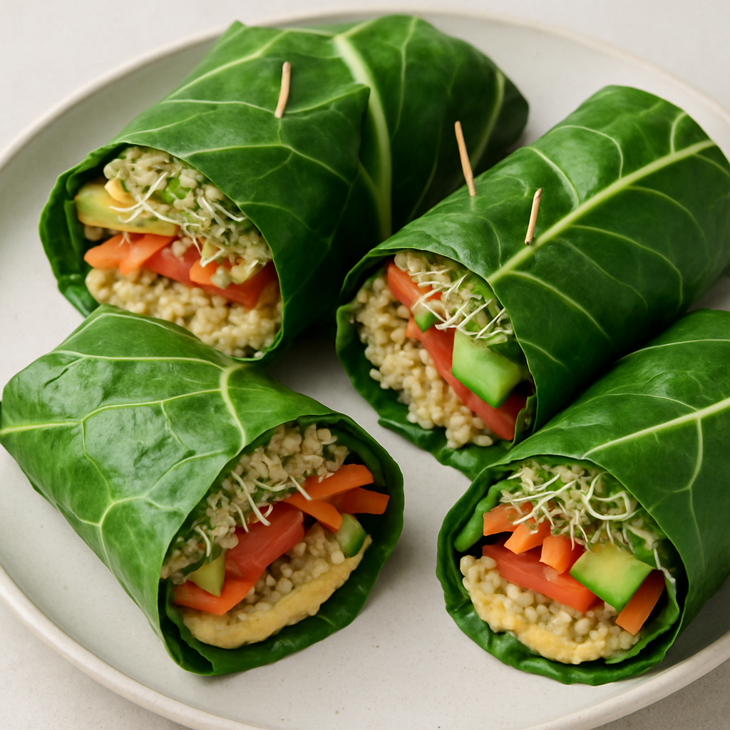 Envolturas de Hojas de Berza con Verduras