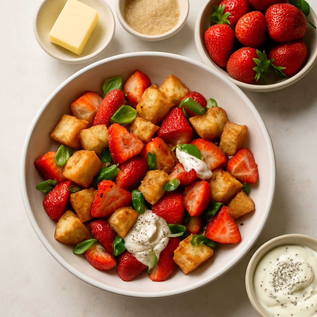 Strawberry Panzanella