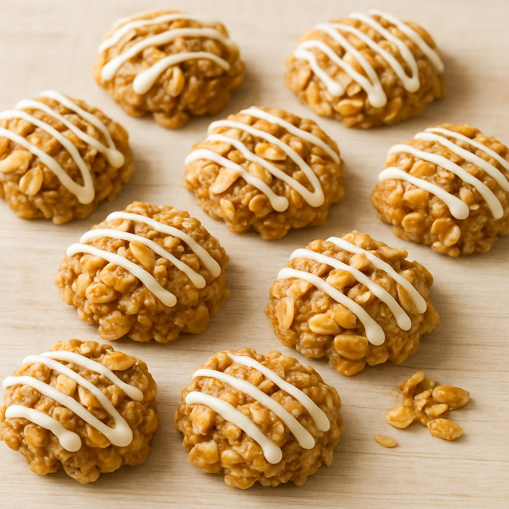 Galletas de Avena, Almendra y Arce sin Hornear