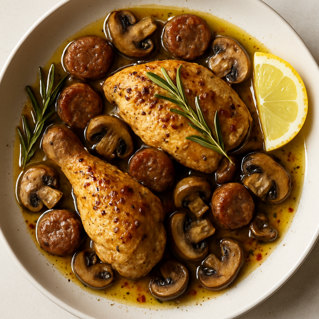 Pollo a la Diavola