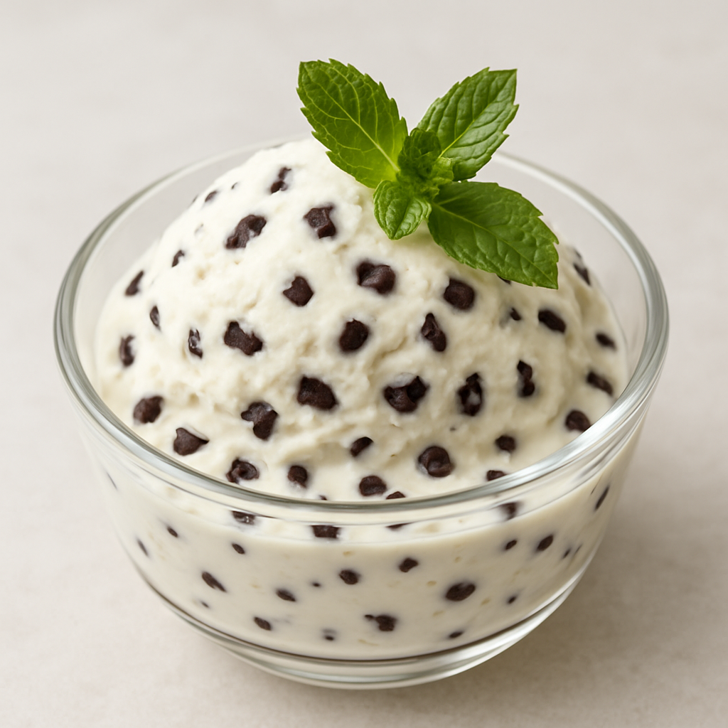 Homemade Mint Chocolate Chip Ice Cream