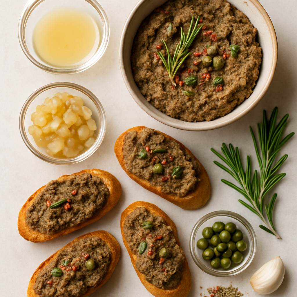 Kosher Revolution's Chicken Liver Crostini