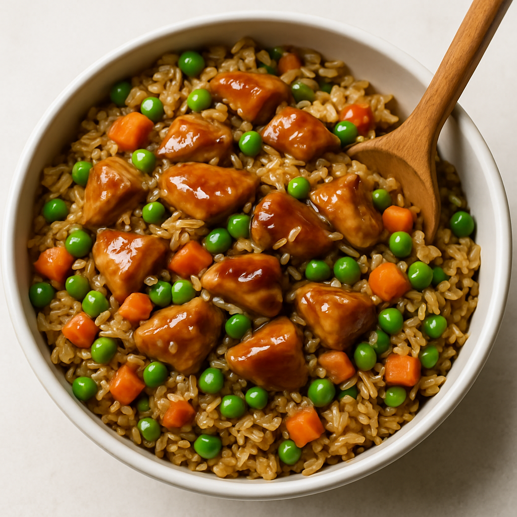Pollo Teriyaki con Arroz