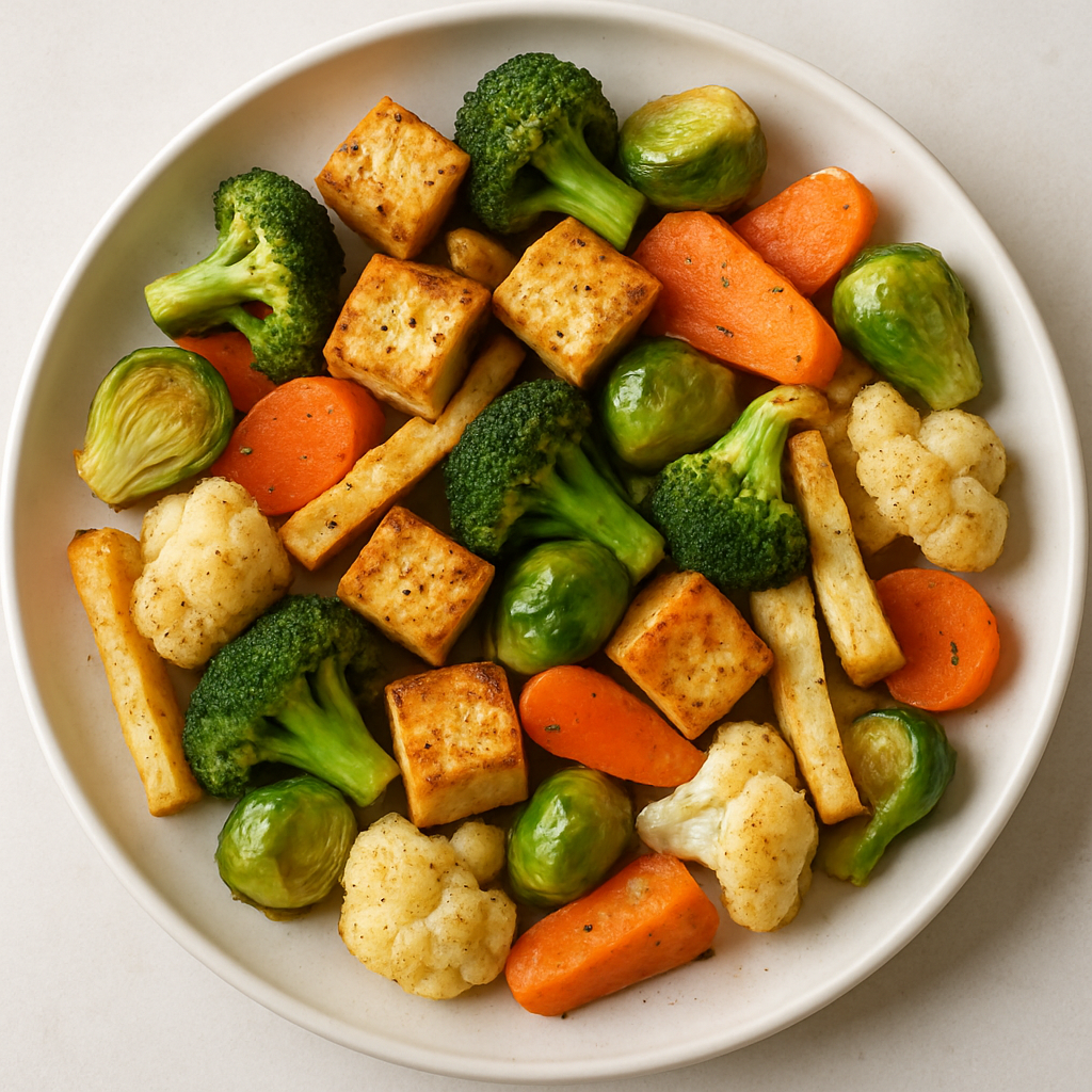 Tofu y Verduras Asadas
