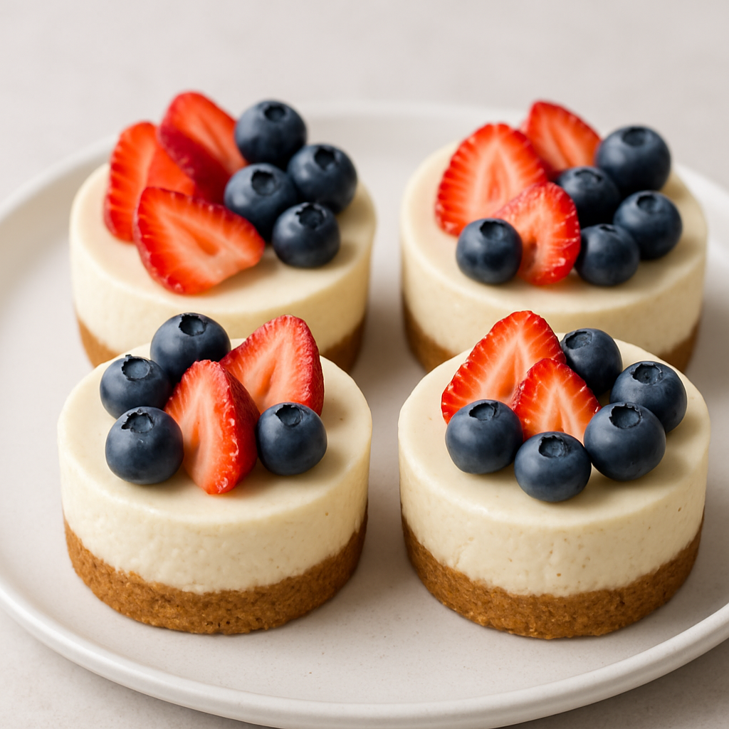 Mini Berry Cheesecakes