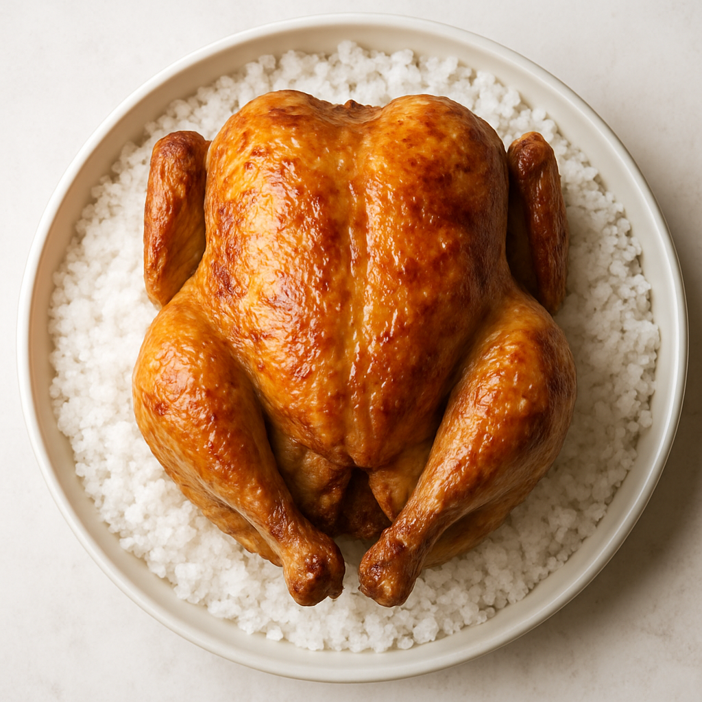 Pollo Asado Completamente Salado