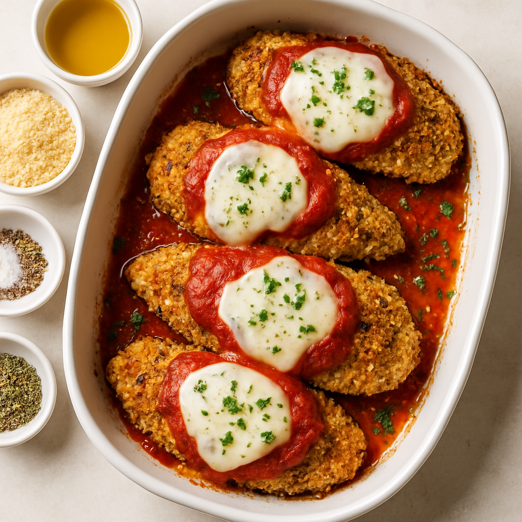 Pollo a la Parmesana al Horno
