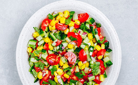 Ensalada de Maíz y Pepino