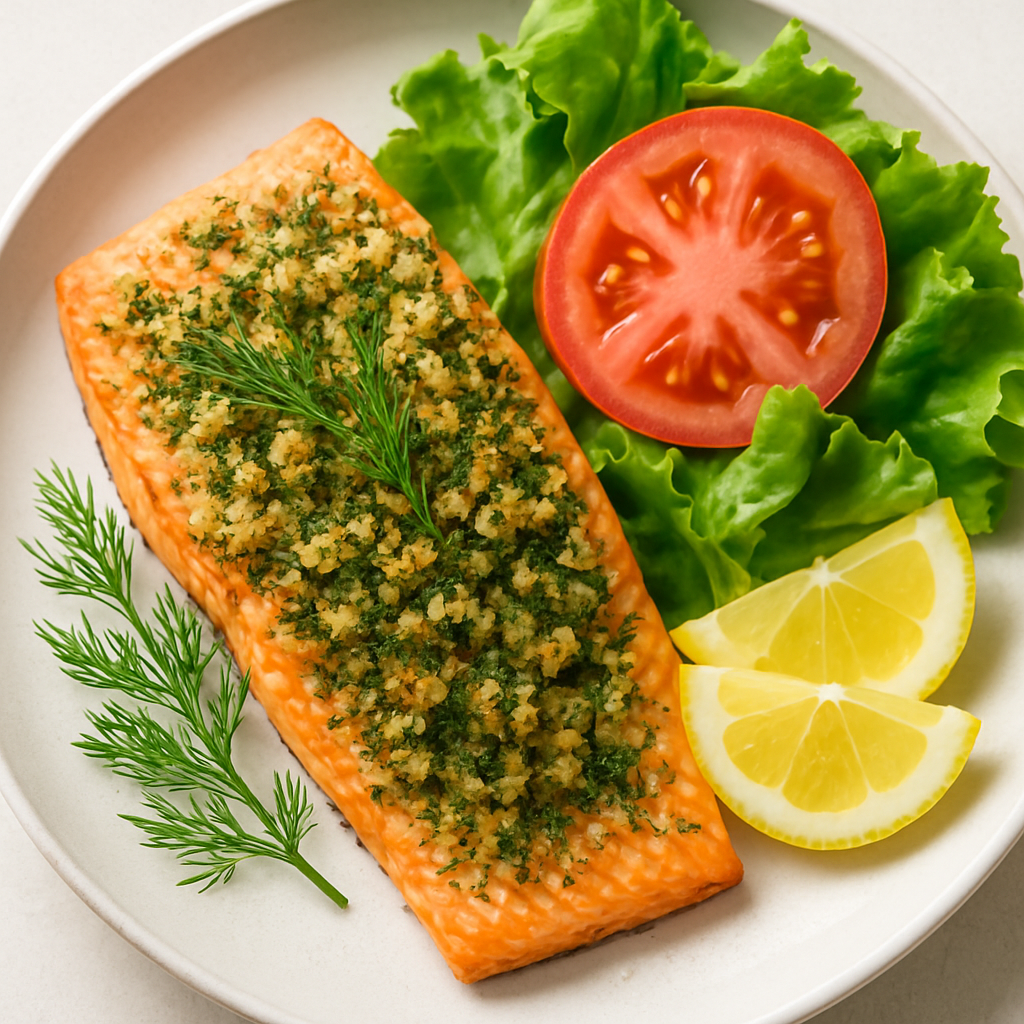 Baked Garlic Dill Arctic Char