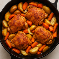 Skillet Chicken and Vegetables