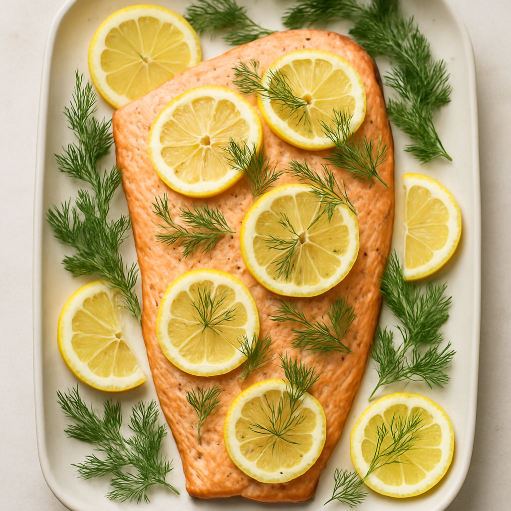 Whole Baked Salmon