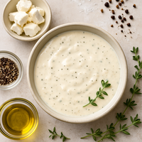 Creamy Feta-Red Wine Vinegar Dressing
