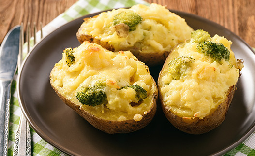 Papas al Horno con Brócoli