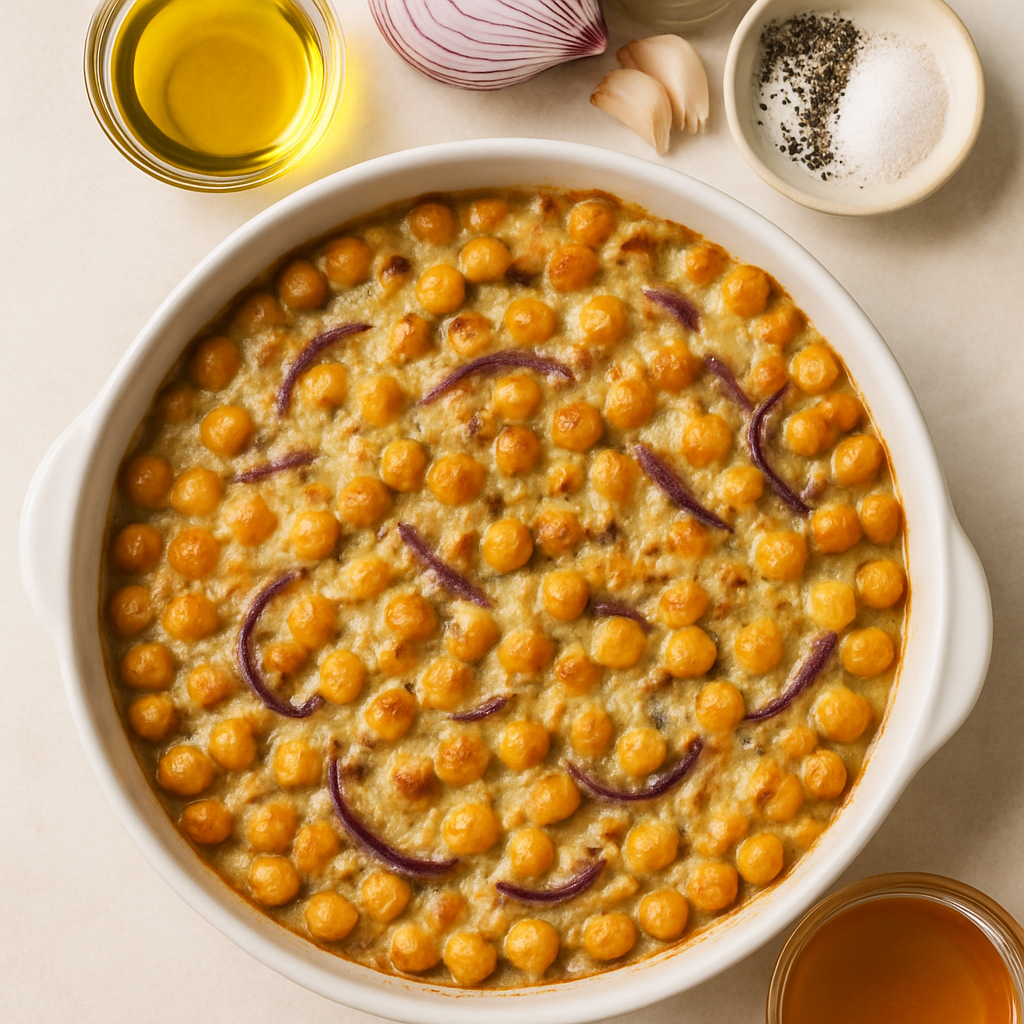 Gratín de Garbanzos a la Española