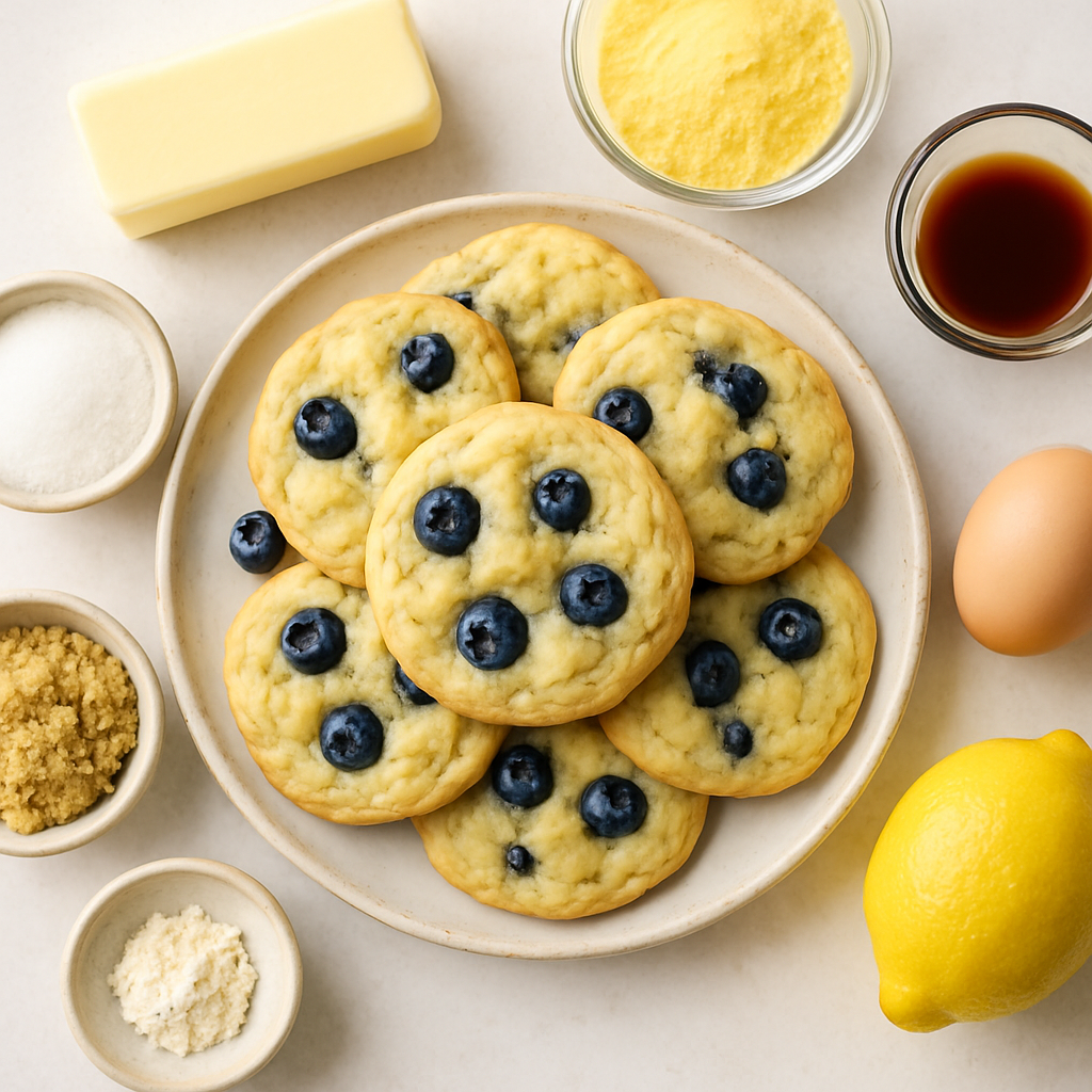 Galletas de Arándano y Budín de Limón