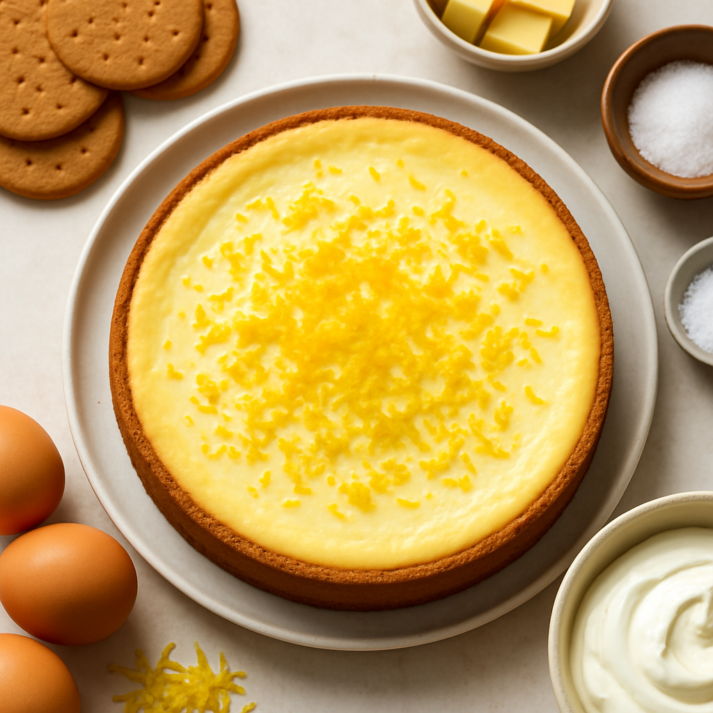 German-Style Lemony Cheesecake