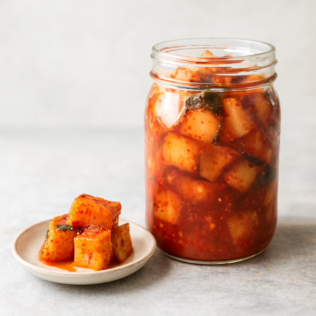 Kimchi de Rábano