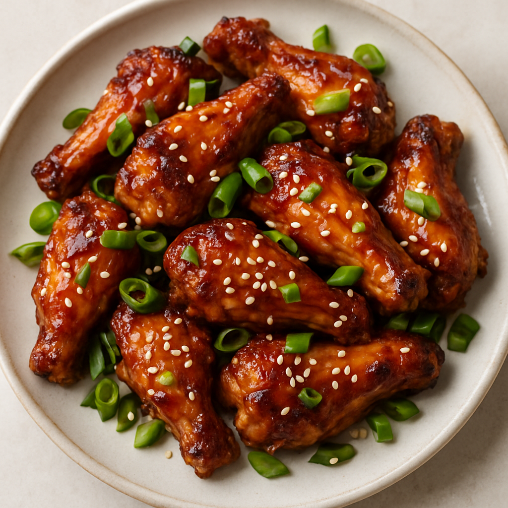 Hoisin and Sriracha Chicken Wings