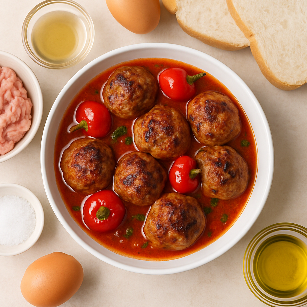 Spicy Pork Meatballs