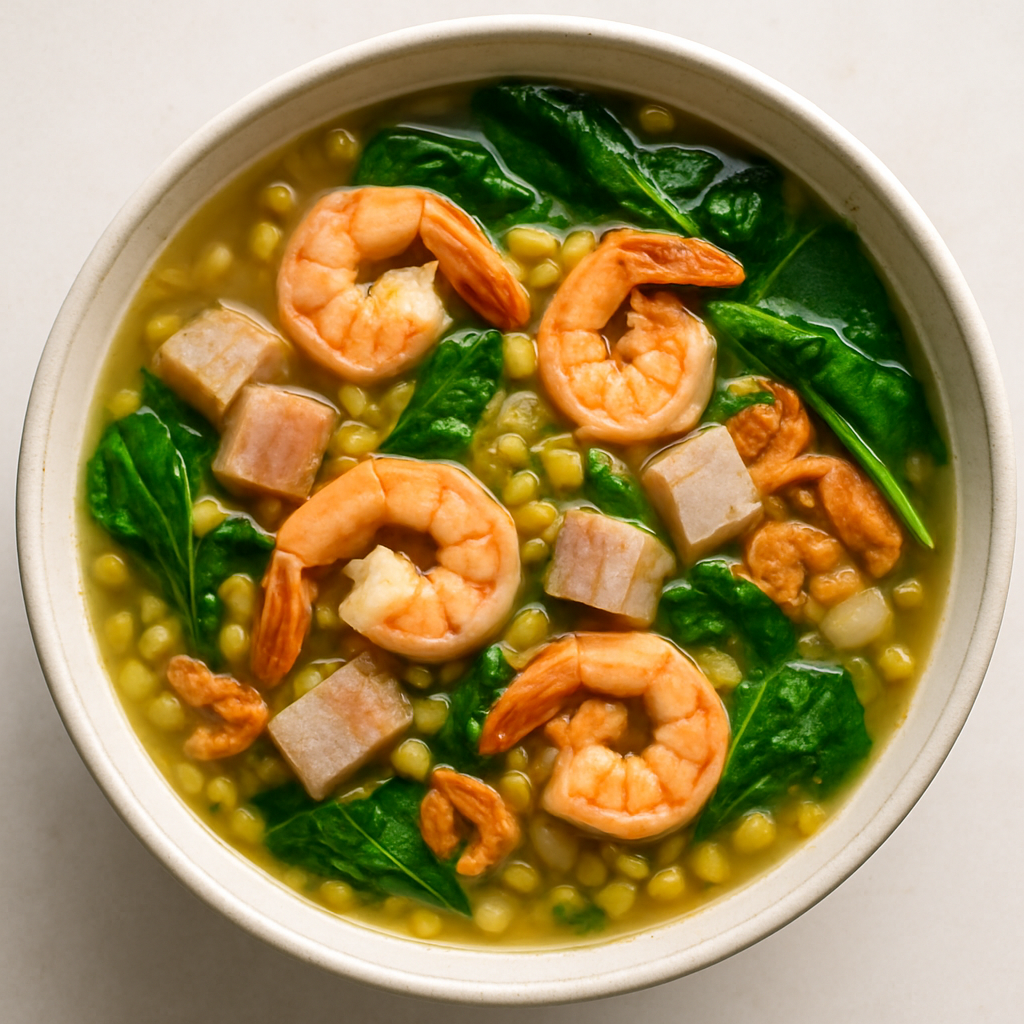 Mung Bean and Shrimp Soup