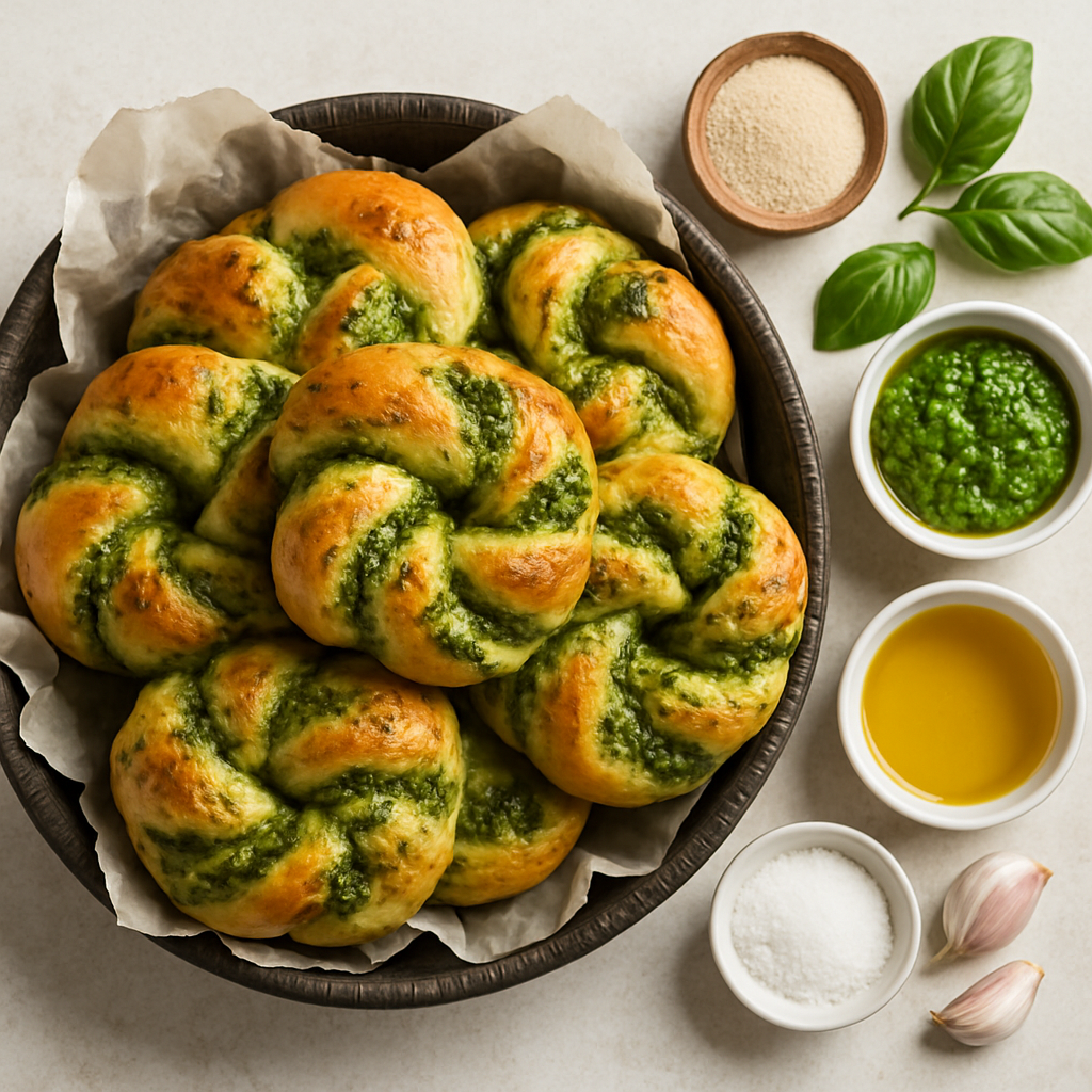 Pesto Knots