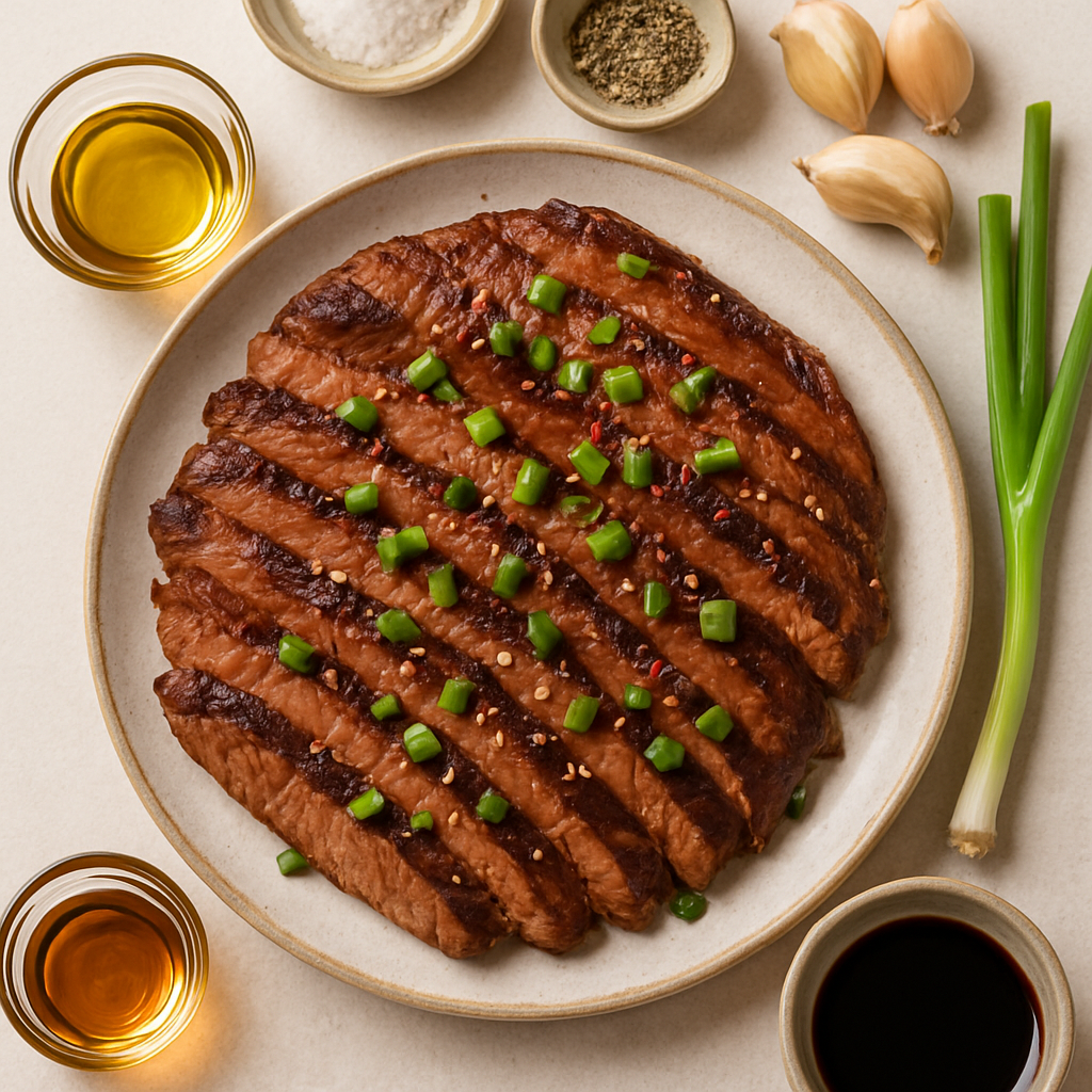 Grilled Asian Flank Steak