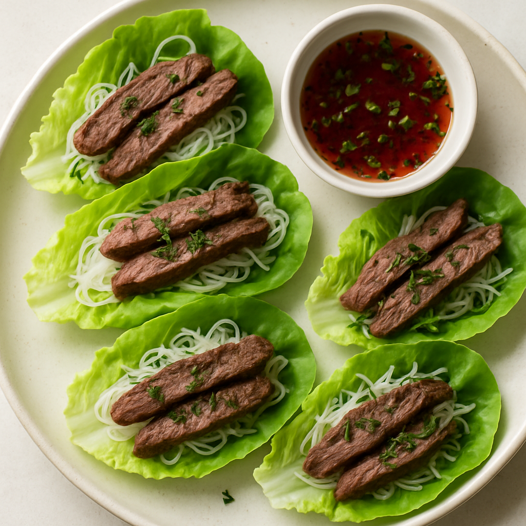 Rollos de Lechuga Tailandesa