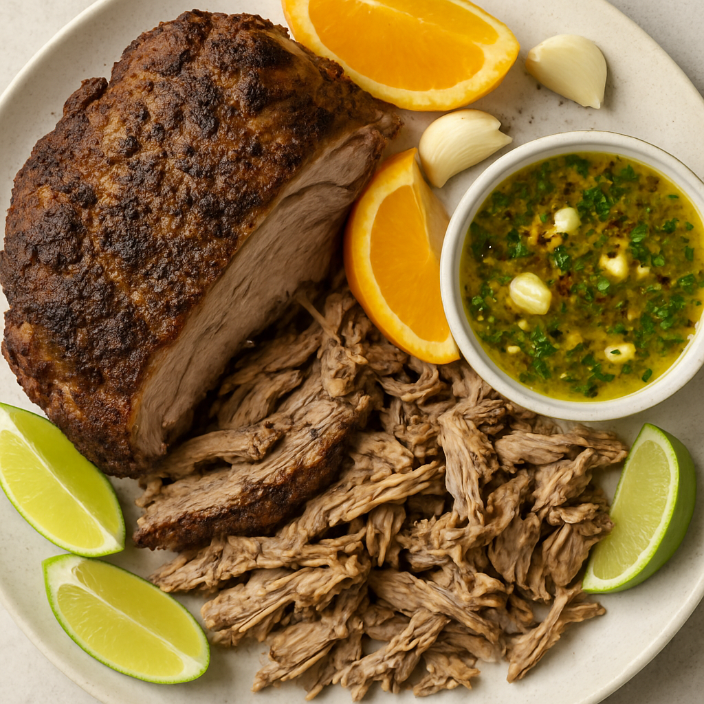 Cuban-Style Roast Pork Shoulder with Mojo