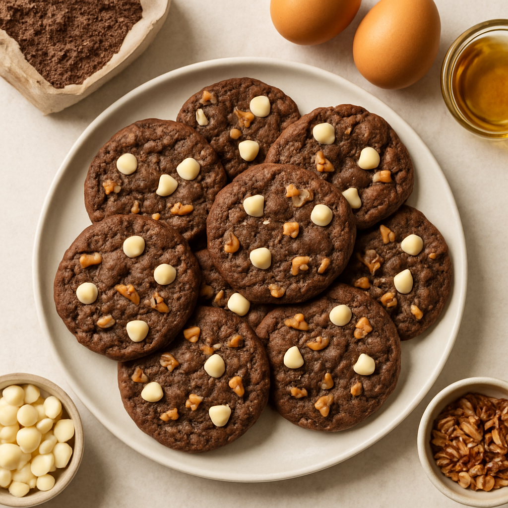 German Chocolate Cake Mix Cookies
