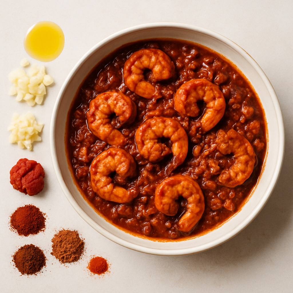 Quick-and-Spicy Cocoa Shrimp