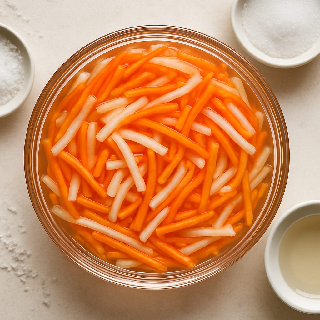 Vietnamese-Style Carrot and Daikon Pickles