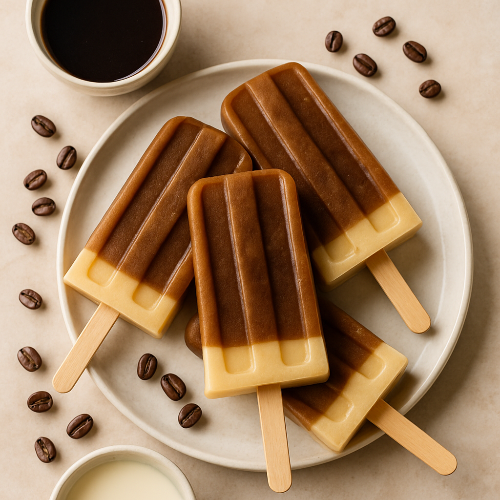 Vietnamese Coffee Popsicles